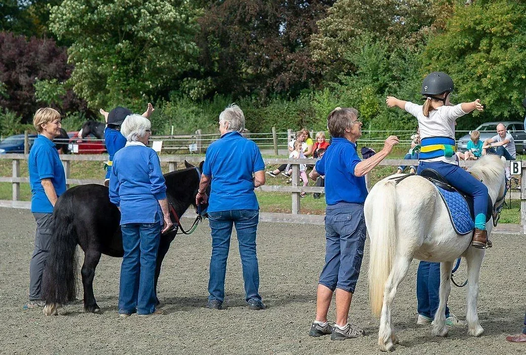 Riders showing others their skills