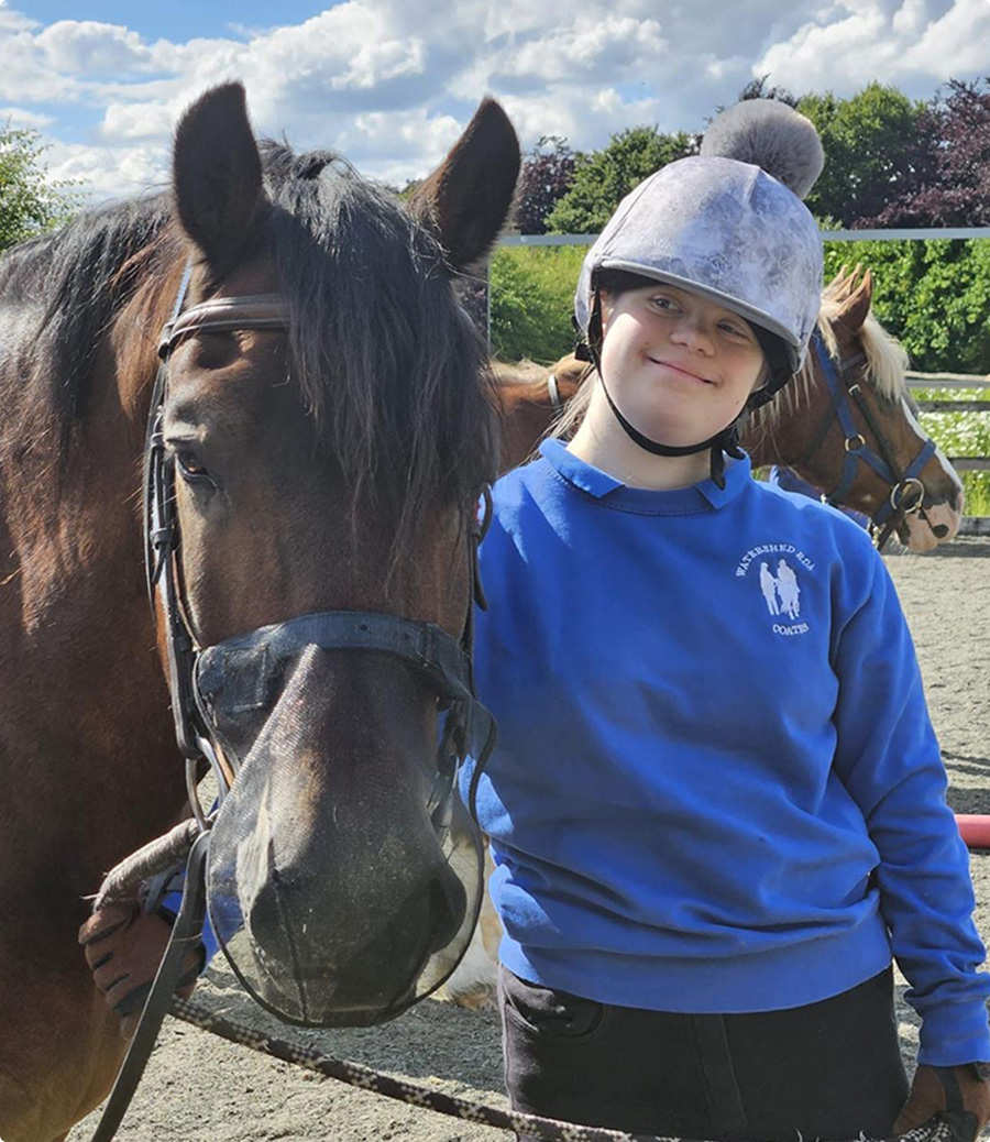 Girl and Horse